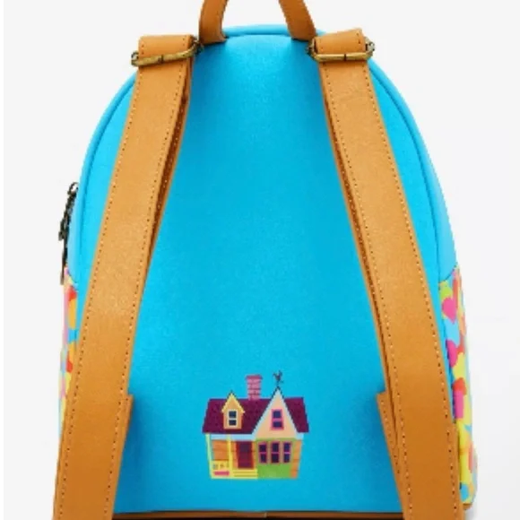 NWT Loungefly Disney Pixar Up Carl & Ellie Balloon Mini Backpack - Picture 2 of 3